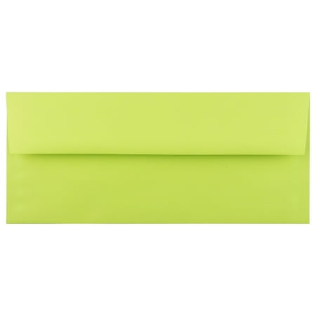 UPC: 0610074238423 | JAM Paper & Envelope No. 10 Envelopes  4 1/8 x 9 1/2  Lime Green  1000/Carton