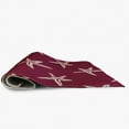 thumbnail image 4 of 18" x 30" Simply Daisy Starfish Beach Style Chenille Area Rug, Maroon Red, 4 of 4
