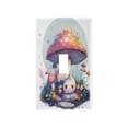 thumbnail image 2 of Switch Panel Switch Decoration 2.76x4.53x0.28 Inches Unused Outlet Cover Switch Plate Wall Plates Living Room Kitchen Bedroom Study Switches Cartoon Mushroom Man, 2 of 8