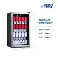 thumbnail image 6 of Arctic King 115-Can Beverage Fridge & Cooler, Stainless Steel Look, ARV115B1AST, 6 of 13