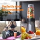 thumbnail image 5 of iCucina Licuadoras para Batidos y Smoothies, 500W, 2 Vasos Portátiles para Llevar con Tapa de 28 oz, Licuadora Personal, Fácil de Limpiar, para Cocina, Jugos, Comida para Bebés, 5 of 5