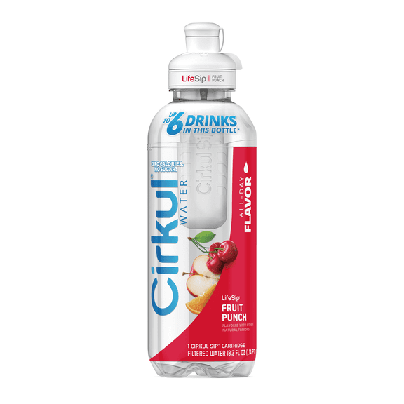 Cirkul LifeSip Fruit Punch 18.3 Fl Oz Bottle Flavor Cartridge