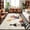Off-White, variant on Retro Cartoon Chef Washable Round Area Rug 4 ft, Vintage Wine Cheese Farmhouse Traditional Soft Non Slip Rugs Stain Repellent Indoor Felt Carpet for Living Dining Room Bedroom Home Office
