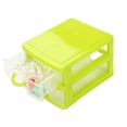 thumbnail image 3 of FNGZ Mini Desktop Plastic Storage Drawer, Green, 3 of 3