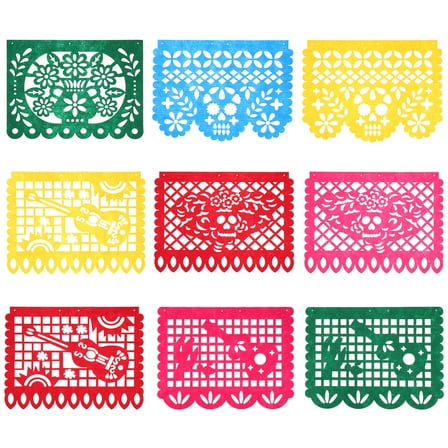 CRAFTHROU 1 Set Rectangular Banner for Fiesta Birthday Party Decorations and Events