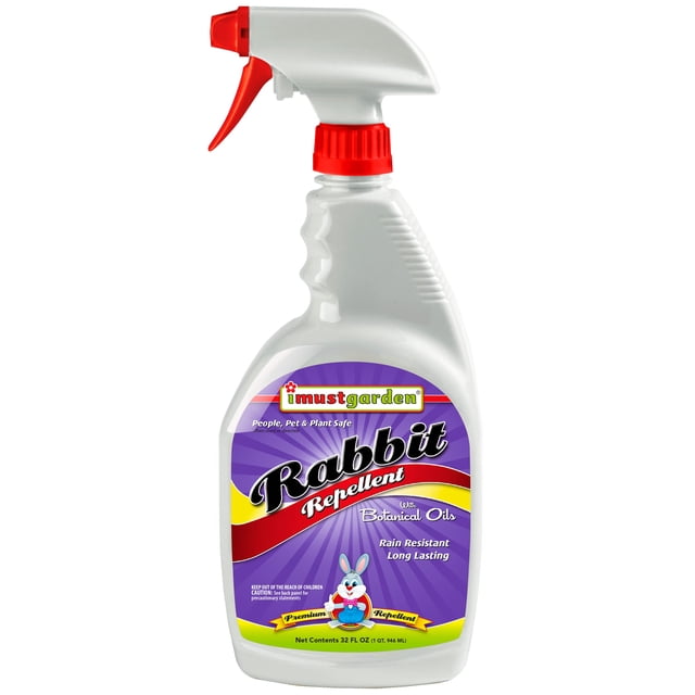Aerosol repelente de conejos I Must Garden con aroma a menta, 946 ml, listo