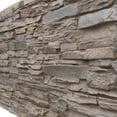 thumbnail image 6 of Ekena Millwork 45 3/4"W x 24 1/2"H x 1 1/4"D Canyon Ridge Stacked Stone, EverStone Faux Stone Siding Panel, Boardwalk Bay, 6 of 9