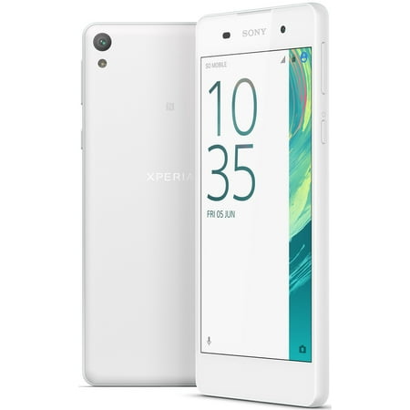 Sony Xperia E5 F3313 16GB Unlocked GSM 4G LTE Phone w/ 13MP Camera - White (Certified (Best Cheap Sony Xperia Phone)