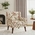 thumbnail image 6 of UIXE Floral Accent Chair Modern Living Room Arm Chair Tufted Armrest Reading Seat, Pattern Floral, 6 of 7