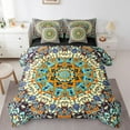 thumbnail image 1 of YST Mandala Bedding Comforter Set, 7-Piece, Bohemian, Vintage Medallion, King, Abstract Artwork, 1 of 4