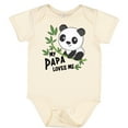 thumbnail image 3 of Inktastic My Papa Loves Me- Cute Panda Boys or Girls Baby Bodysuit, 3 of 5