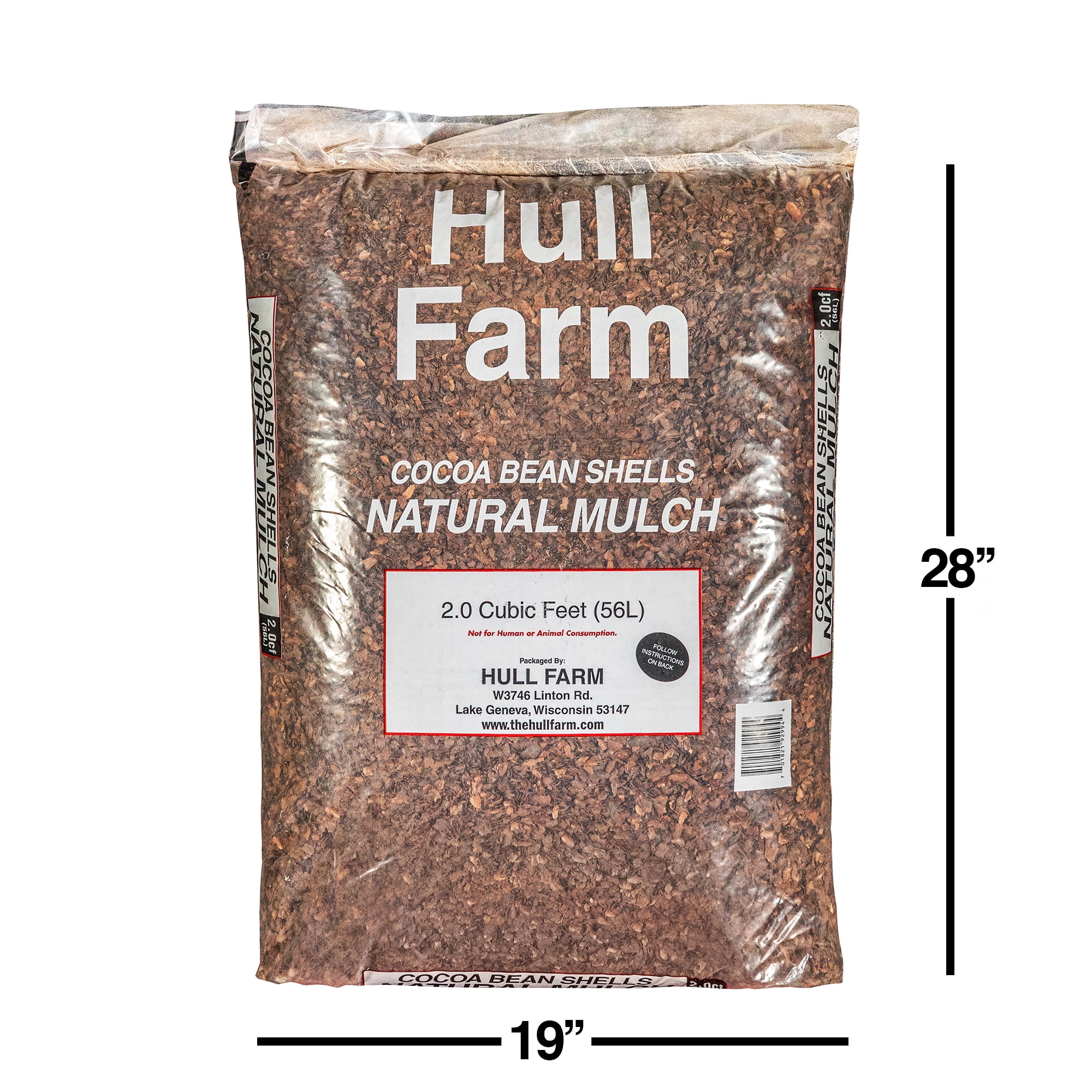 Image of Cocoa bean hulls brown mulch free to use