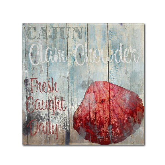 Trademark Fine Art "New Orleans Seafood IV" Canvas Art by Color Bakery