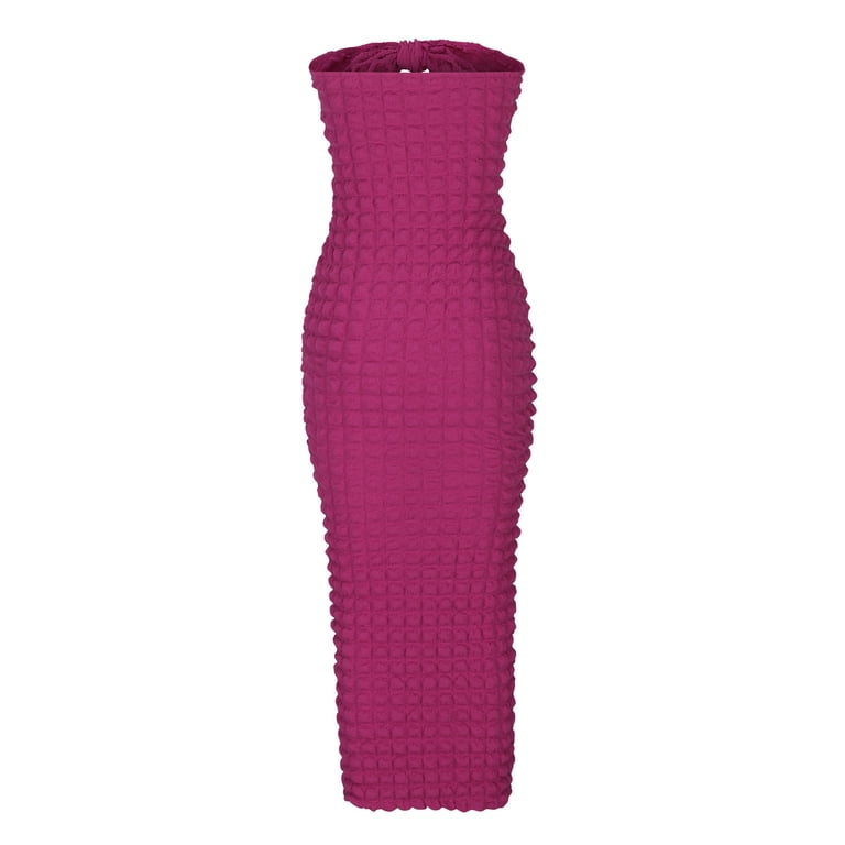 Wycnly Summer Dresses for Women Night Party Club Sexy Strapless Tie Front Bodycon Long Dresses 2025 Sleeveless Tube Top Solid Maxi Formal Dress Hot Wycnly Summer Dresses for Women Night Party Club Sexy Strapless Tie Front Bodycon Long Dresses 2025 Sleeveless Tube Top Solid Maxi Formal Dress Hot