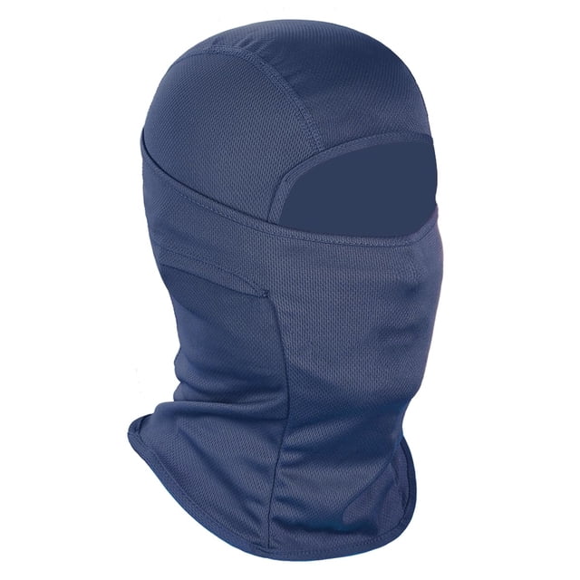 Máscara facial Achiou Summer Balaclava Ski Mask, protector UV, azul marino