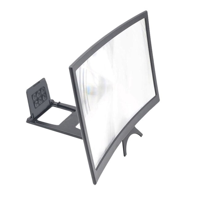Birdeem 14Inch Mobile Phone Video Curved Screen Amplifier 3D Hd Magnifier Stand Holder