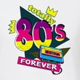 thumbnail image 2 of Totally 80's Forever Vintage Mens Premium Tri Blend T-Shirt, True White, XX-Large, 2 of 5