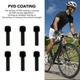 thumbnail image 3 of Vis de Potence Professionnelles pour Guidon de Vélo 6 Pcs Accessoire de Vélo de Montagne Revêtement PVC, 3 of 7