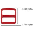 thumbnail image 2 of 1 inch Red YKK Wide Mouth Heavyduty Triglide Slides, 50 Pack, 2 of 2