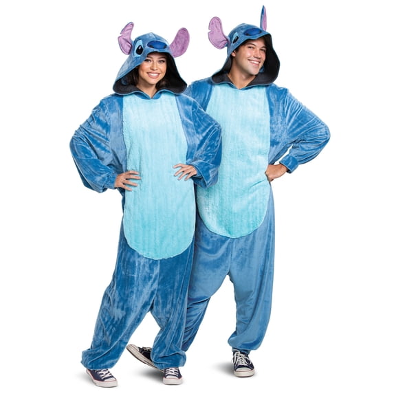 Disney Lilo & Stitch 'Stitch' Jumpsuit Halloween Costume for Adults, Mens Size M (32/34), by Disguise