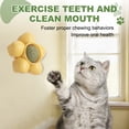 thumbnail image 3 of Uxcell Catnip Balls Cat Teeth Cleaning Chew Ball, Interesting and Cute, Indoor Cat Energy Playing Supplies (Yellow Orange, 2 Pcs), Intended for Bedroom / Balcony / Feeding Area, 3 of 7