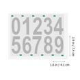 thumbnail image 3 of 5 Sheets Vinyl Numbers Stickers Trashcan Number Background Number Stickers for Mailbox Signs Window, 3 of 8
