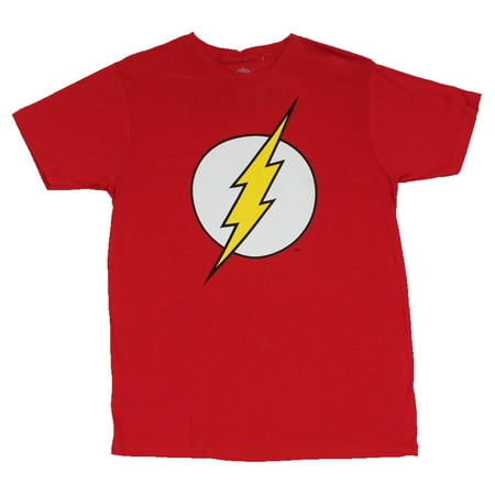 Flash of DC Comics Justice League Mens T-Shirt  - Classic Costume