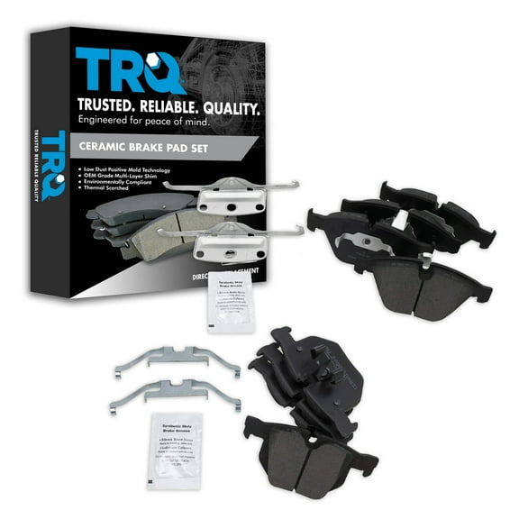 TRQ Ceramic Brake Pads Fits BMW 335d 335i 335i xDrive 335is 335xi X1 BFA20096 Fits select: 2013-2015 BMW X1 XDRIVE35I