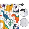 thumbnail image 4 of Blackout Kids Curtains,Cute Dinosaur Pattern Childrens Insulated Curtains Set Of 2,Bedroom Essentials,Toddler Room Decor 52x84in(132x213cm), 4 of 4