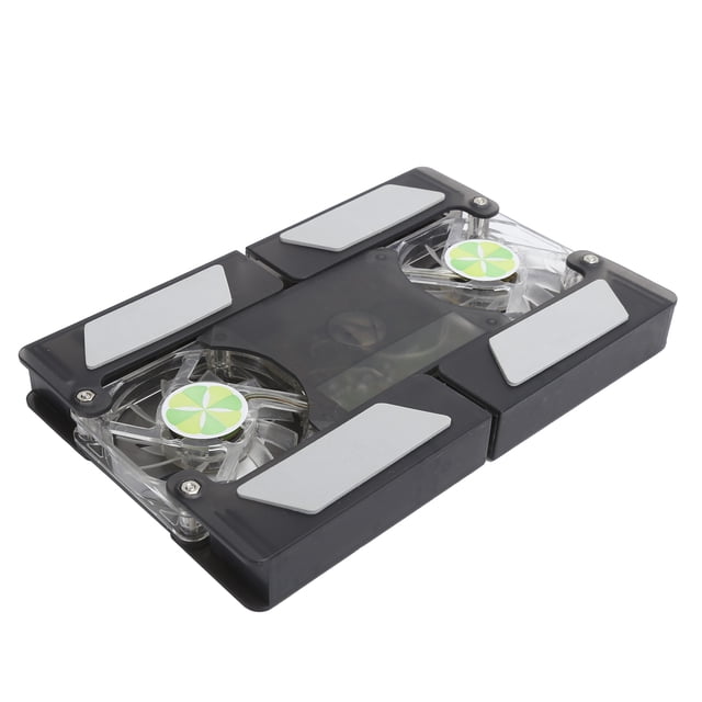 Ventilador De Refrigeración, Almohadilla Enfriadora Para Ordenador Portátil Con Doble Ventilador, Luz LED Retráctil, Diseño Deportivo Plegable Para Portátil