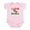 Petal Pink, variant on CafePress - I Love Bagels Infant Bodysuit - Baby Light Bodysuit, Size Newborn - 24 Months