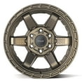 thumbnail image 2 of 4PLAY Wheels 4PS63 17 Inch Rims Fit 6-135 & 6-139.7 17x9 Satin Bronze (Set of 4), 2 of 5