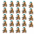 thumbnail image 2 of 24 Pcs 2026 Mini Graduation Bears Bulk Small Graduation Stuffed Animals 5‘' Tiny Plush Bear with Diploma DIY Present Class of 2026 Prom Party Decor Congratulation Gifts, 2 of 8