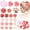Light Pink, variant on 21PCS Flowers Hair Clip for Women and Girls Rose Hair Clips Boho Hair Barrettes Clips Floral Bride Headpiece for Wedding Festival