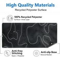 thumbnail image 4 of XXL Extended Topographic Gaming Mouse Pad Minimalist Black Map Desk Pads Contour Lines Large Mouse Mat Stitched Edges Desktop Mousepad with Non-Slip Base(Size:35.4x15.7in), 4 of 5