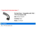 thumbnail image 2 of Pre Heat Hose - Compatible with 1962 - 1974 Ford Galaxie 500 1963 1964 1965 1966 1967 1968 1969 1970 1971 1972 1973, 2 of 2