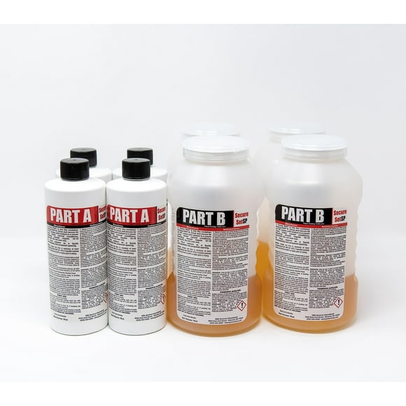 Secure Set SP (Shake & Pour) - Fence Post Kit - Commercial Grade. Fast, Secure & Safe Concrete Alternative for Easy Fence Post Installation (4)
