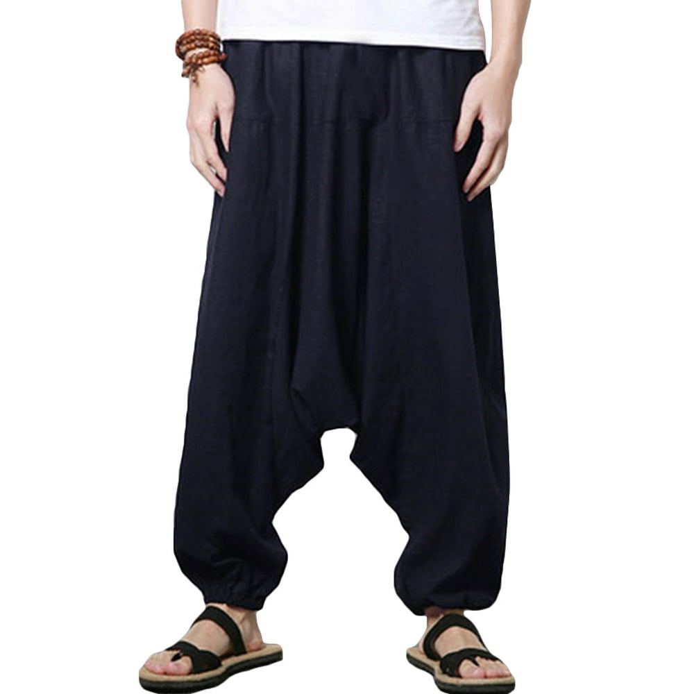 Incerun - INCERUN Men's Harem Yoga Pants Casual Loose Wide Legs Long ...