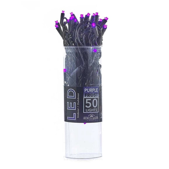 Guirlande Lumineuse LED Givrée Violette 50-Intérieures/extérieures