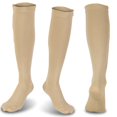 thumbnail image 1 of Calcetines de compresión con cremallera de 15-20 mmHg para mujeres y hombres, medias de compresión hasta la rodilla para correr, 1 of 8