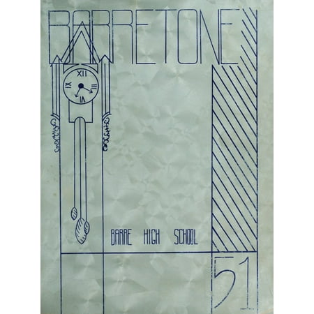 (Custom Reprint) Yearbook: 1951 Barre High School - Barretone Yearbook (Barre MA)