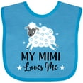 thumbnail image 3 of Inktastic My Mimi Loves Me Baby Lamb Boys or Girls Baby Bib, 3 of 4
