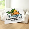 thumbnail image 5 of CafePress - Alabama Dauphin Island - Sherpa Fleece Throw Blanket 60" x 50", 5 of 5