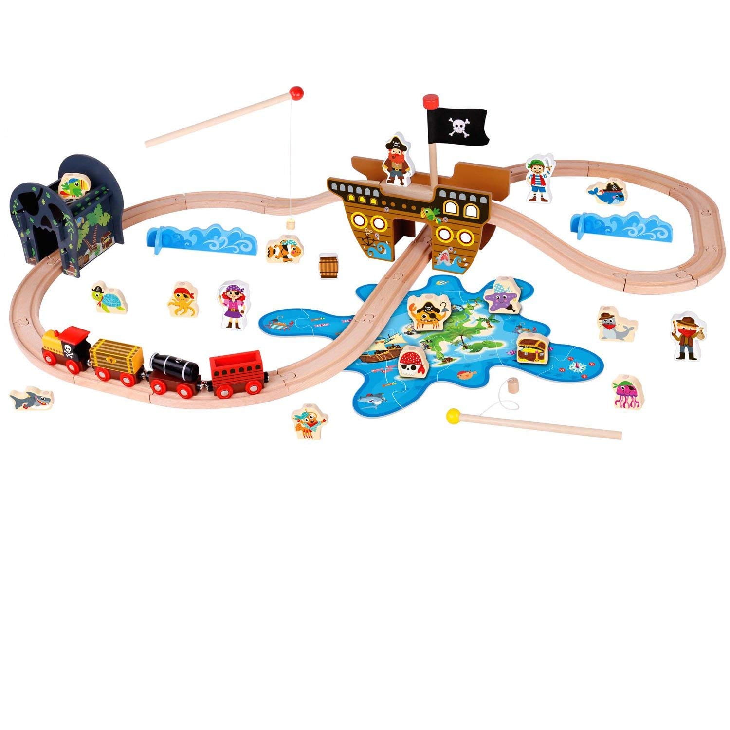 pirate train set