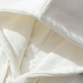 thumbnail image 6 of IROINNID Plain Hoodies Pullover for Men Loose Hooded Top Round Neck Long Sleeve Solid Color Sweatshirts Blouse,White, 6 of 8