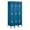 Gray, variant on 15" Wide Triple Tier Standard Metal Locker - 3 Wide - 6 Feet High - 15 Inches Deep - Blue - Unassembled