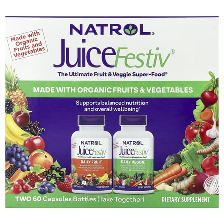 Natrol - JuiceFestiv 60+60 Capsules