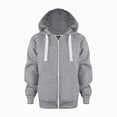 thumbnail image 2 of Hessimy Toddler Girls' Zip-Up Hoodiees Essentials Hoodie Cute Hoodies For Teen Girls Long Sleeve Winter (Grey,4-5 Years), 2 of 7