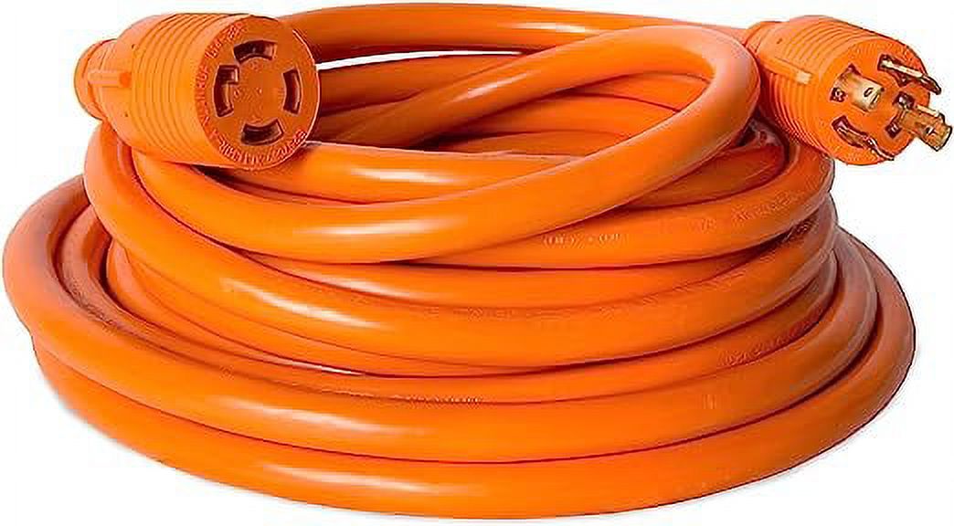 WEN 250V 30-Amp Generator Power Cord for Manual Transfer Switches, 40-Foot, L14-30P to L14-30R (PC3040)