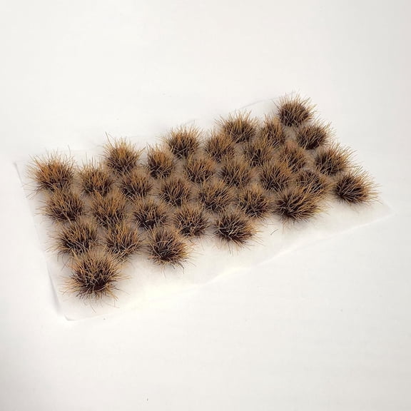 32pcs 8mm Tall Diorama-Flowers-Grass Miniature Bushes Ochre Brown Static-Grass for Model-Train-Scener Wargaming-Terrain ,Dioramas & DIY Crafts